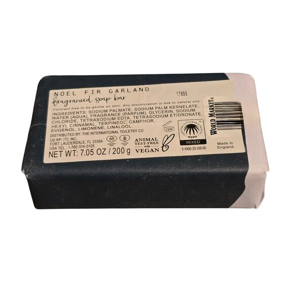 Addison & Gates Noel Fir Garland Fragranced Soap Bar 7.05 Oz - Picture 2 of 2